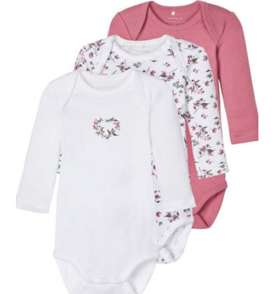 NBFBODY 3P SS HEATHER ROSE FLOWER NOOS 5