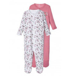 NBFNIGHTSUIT 2P W/F HEATHER ROSE NOOS 50