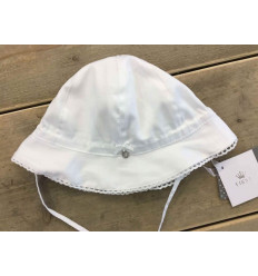 GIRLS HAT TULIP UNI 46 WHITE 20
