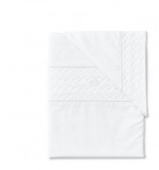 DUVET COVER COT SAM CRYSTAL WHITE 201