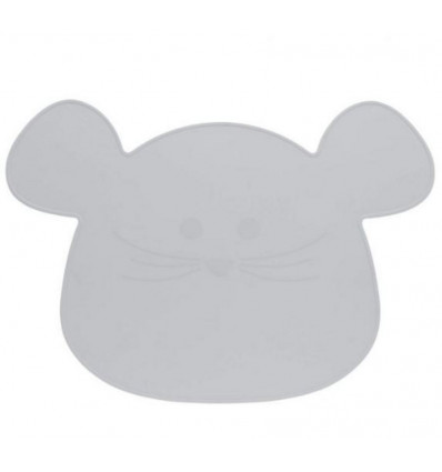 PLACEMAT SIL LITTLE CHUMS MOUS GREY 231