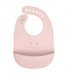 SILICONE BIB LITTLE CHUMS MOUS ROSE 231