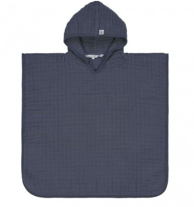 MUSLIN PONCHO NAVY 231