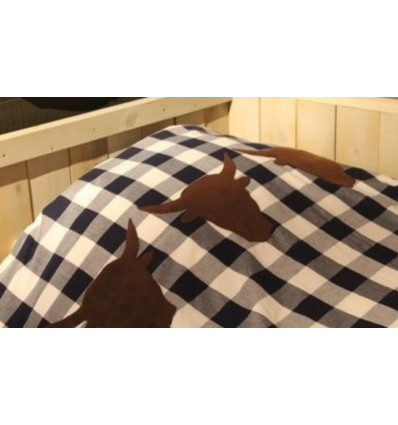 OVERTREK 1PERS BED BULLS EYE + SL 3