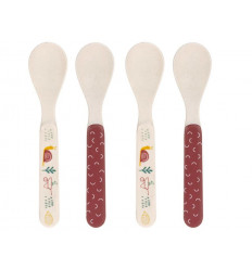 SPOON SET 4 PC GARDEN EXPLORER GIRLS 21