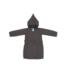 MUSLIN BATHROBE NAVY 24-36M 231