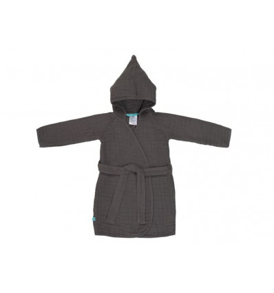 MUSLIN BATHROBE NAVY 24-36M 231