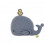 KNIT TOY RATTLE/CRACKLE WATER WHALE 24