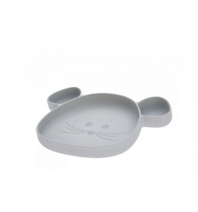 SECTION PLATE LTL CHUMS MOUSE GREY 231