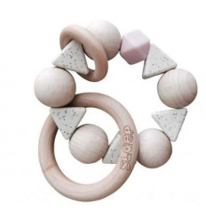 RATTLE BOW BLUSH PALE PINK 20