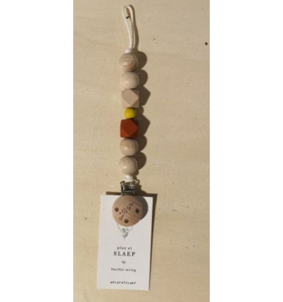 PACIFIER STRING BASIC EARTH RED-SAND 20