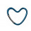 HOOK HEART MATT BLUE 21