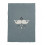 KNITTED BLANKET 80X100 WHAL BLU FOG 25