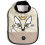 HIGH NECK BIB FOX SOFT BEIGE 201