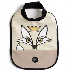 HIGH NECK BIB FOX SOFT BEIGE 201