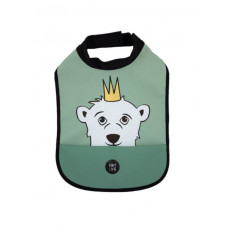 HIGH NECK BIB POLAR BEAR POWDER GRN 201