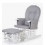 GLIDING CHAIR ROND BEUK CANVAS GRIJS 201