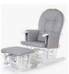 GLIDING CHAIR ROND BEUK CANVAS GRIJS 201