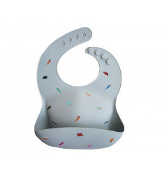 SILICONE BIB PATTERN RETRO CARS 24