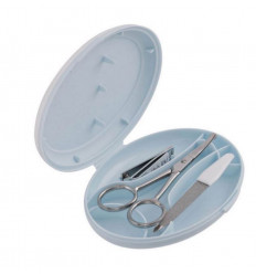 SET MANUCURE LEOPARD BLUE 21