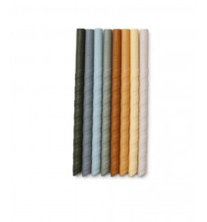 ZOE STRAW SET 8 PACK BLUE MULTI MIX 202