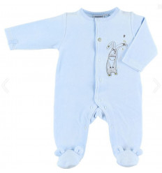 SMART BOY DORS BIEN VELOURS BLEU CLAIR 1
