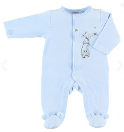 SMART BOY DORS BIEN VELOURS BLEU CLAIR 1