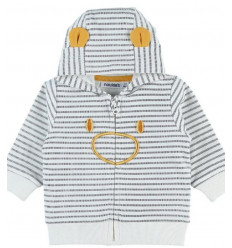 COCON CARDI CAPUCHE RAYE BIO 6M