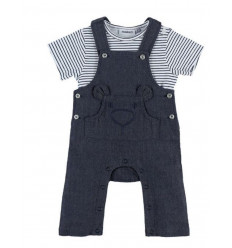 COCON SET 2 PCS SALOPETTE DENIM 3M