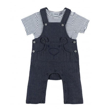 COCON SET 2 PCS SALOPETTE DENIM 3M