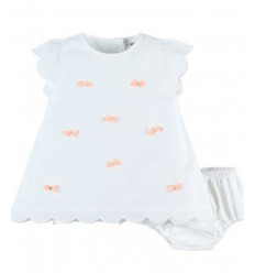 COCON SET ROBE + BLOOMER PAPILLONS 6M