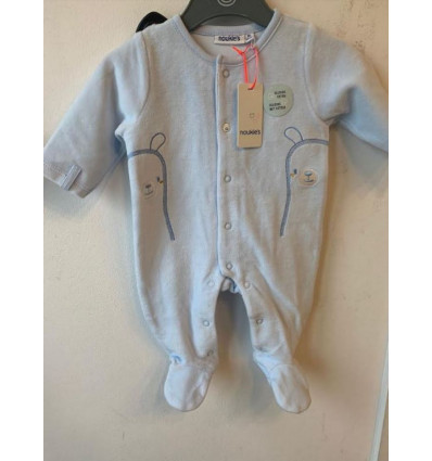 SMART BOY DB VELOURS BLEU 1M