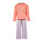 FILLES-FEMMES PYJAMAS, CORAIL 4A