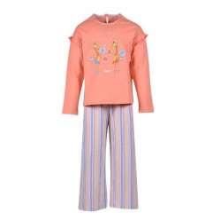 FILLES-FEMMES PYJAMAS, CORAIL 4A