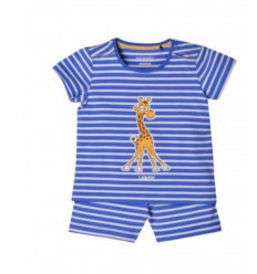 UNISEX PYJAMA, KONINGSBLAUW-WIT