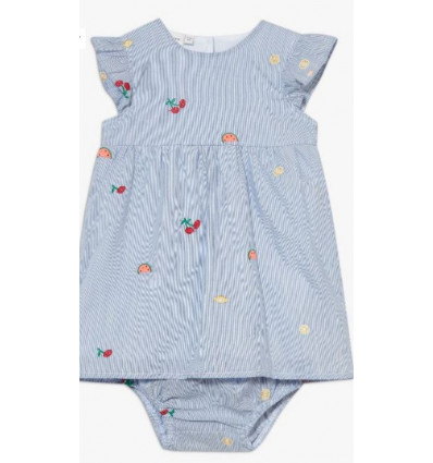 NBFDENISE SS DRESS W. BLOOMER DAZZLING