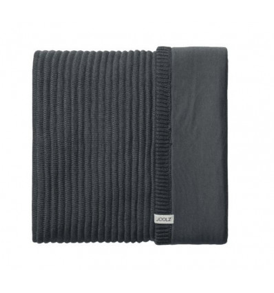 ESSENTIALS RIBBED BLANKET ANTHRACITE 201