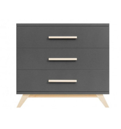 COMMODE 3 LADEN KYAN DEEP GRY/NATUR 202