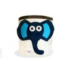 STORAGE BIN ELEPHANT BLUE 5