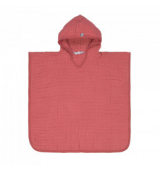 MUSLIN PONCHO ROSEWOOD 231