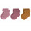 NEWBORN SOCK GOTS 3P ROSEWOOD19-22 25