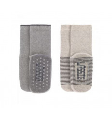 ANTI-SLIP SOCK 2P GREY/BEIGE 27-30 25