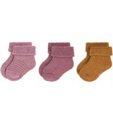 ANTI-SLIP SOCK 2P GREY/BEIGE 23-26 25