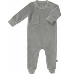 PYJAM VELOURS FEET PALOMA GREY 3-6M 25