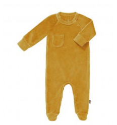 PYJAMA VELOURS FEET MIMOSA 6-12M 25
