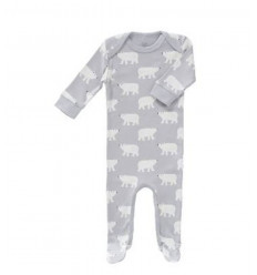PYJAMA WITH FEET POLAR BEAR 0-3M 21