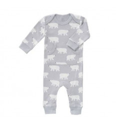 PLAYSUIT NO FEET POLAR BEAR 3-6M 233