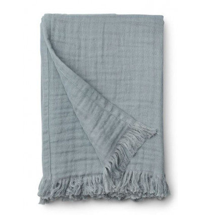 MAGDA MUSLIN BLANKET SEA BLUE 1SIZE 202