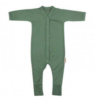 BABYSUIT L.SLV FEET 50/56 ASPEN GRN 221