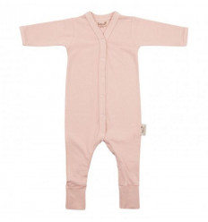 BABYSUIT L.SLV FEET MISTY ROSE 74/80 221